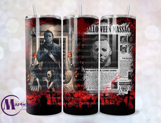 MICHAEL MYERS 1-SKINNY TUMBLER TRANSFER