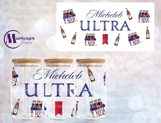 MICHELOB ULTRA-16 0Z-UV DTF CUP WRAP