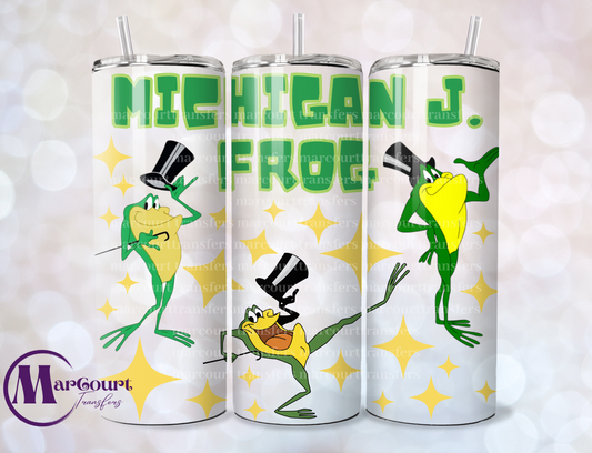 MICHIGAN FROG-20 OZ-UV DTF CUP WRAP