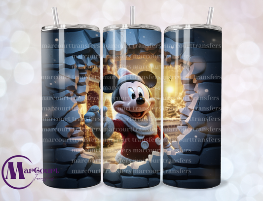 MICKEY BREAKTHRU-SKINNY TUMBLER TRANSFER