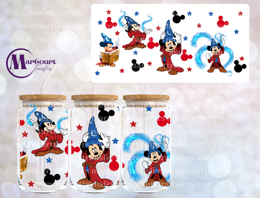 MICKEY FANTASIA-16 0Z-UV DTF CUP WRAP
