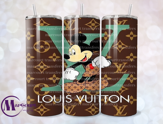 MICKEY AND MINNIE LOUIS DUPE-SKINNY TUMBLER TRANSFER