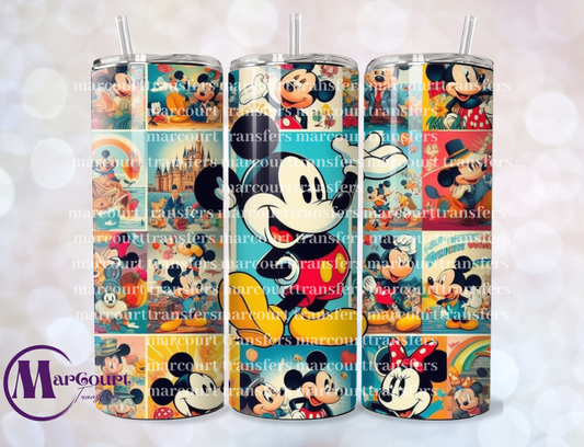 MICKEY MOUSE MAGIC-SKINNY TUMBLER TRANSFER (SUBLIMATION)