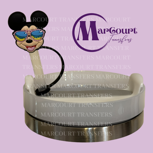 MICKEY IN SUNGLASSES-STRAW TOPPER