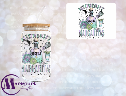 MIDNIGHT MARGARITAS- DECAL-UV DTF CUP WRAP