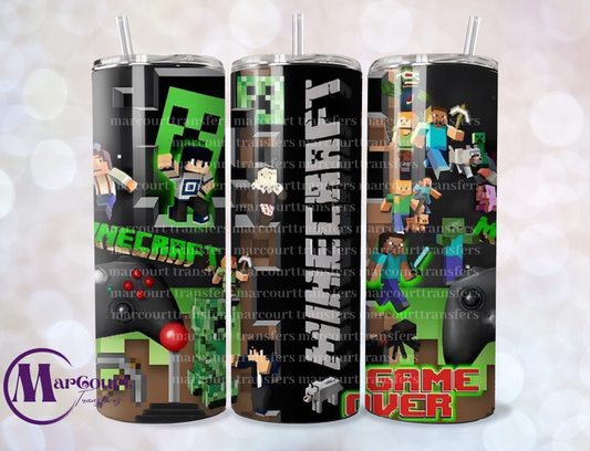 MINECRAFT-SKINNY TUMBLER TRANSFER