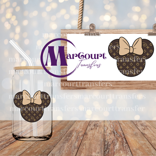 MISS MOUSE LV INSPIRED- DECAL-UV DTF CUP WRAP