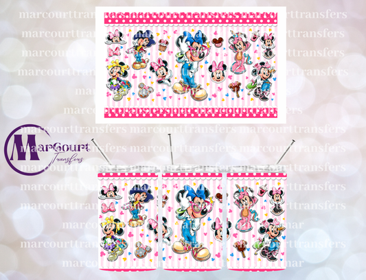 MINNIE PINK-12 OZ TUMBLER SUBLIMATION