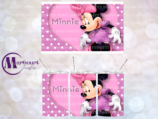 MINNIE-12 OZ TUMBLER SUBLIMATION