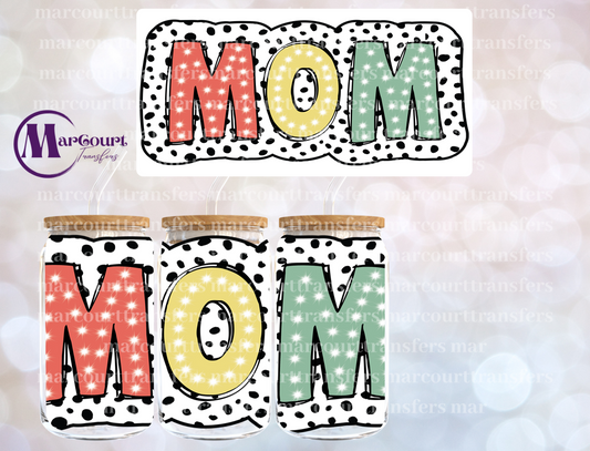 MOM DOODLE-16 0Z-UV DTF CUP WRAP