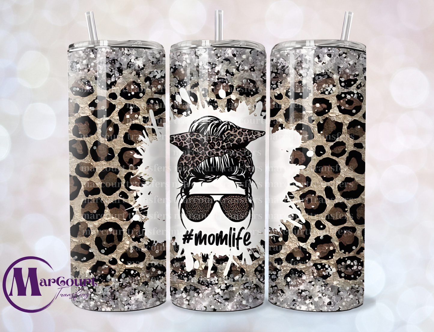 MOM LIFE 1-SKINNY TUMBLER TRANSFER