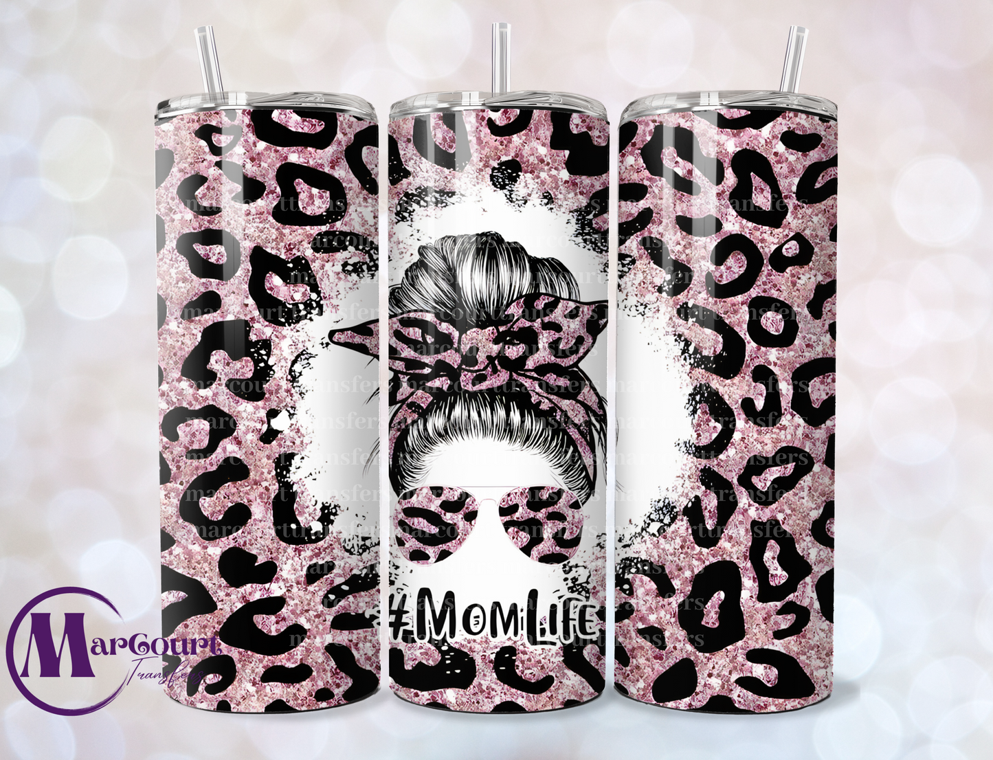 MOM LIFE 2-SKINNY TUMBLER TRANSFER