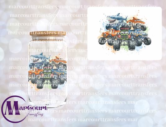 MONSTER JAM-DECAL-UV DTF CUP WRAP