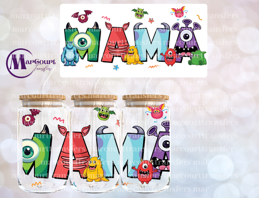 MONSTERS INC MAMA-16 0Z-UV DTF CUP WRAP