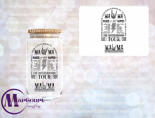 MOTHERHOOD TOUR-UV DTF CUP WRAP