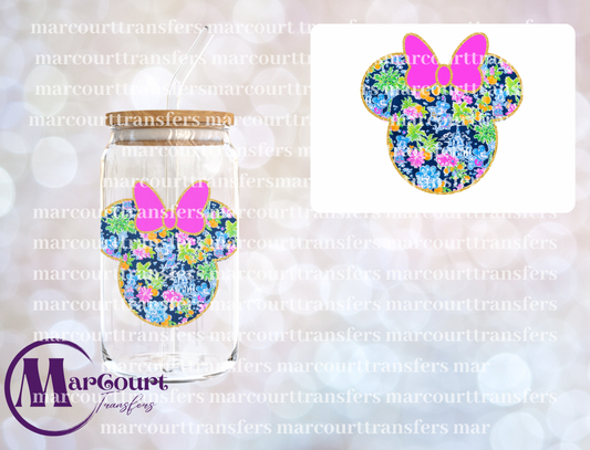 MOUSE GIRL LILY-DECAL-UV DTF CUP WRAP