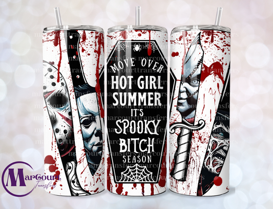 MOVE OVER HOT GIRL SUMMER KNIVES-SKINNY TUMBLER TRANSFER