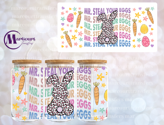 MR. STEAL YOUR EGGS-16 0Z-UV DTF CUP WRAP