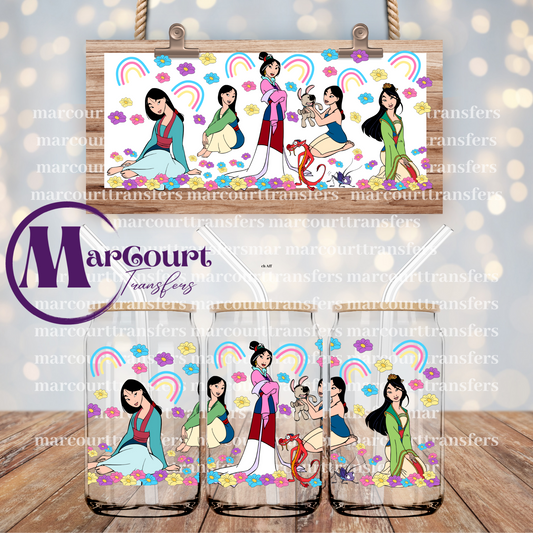 MULAN-16 0Z-UV DTF CUP WRAP