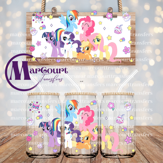 MY LITTLE PONY-16 0Z-UV DTF CUP WRAP