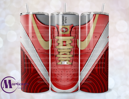 AIR FORCE 1 49ERS-SKINNY TUMBLER TRANSFER