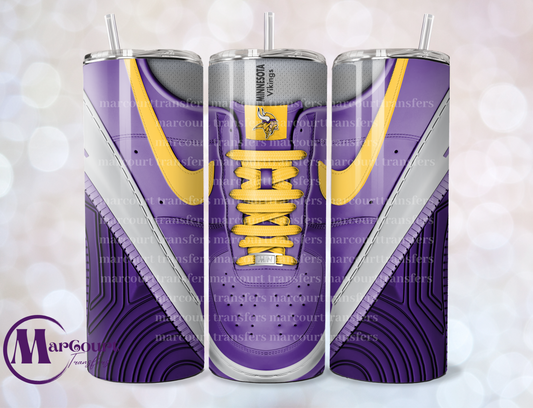 AIR FORCE 1-MINNESOTA VIKINGS-SKINNY TUMBLER TRANSFER