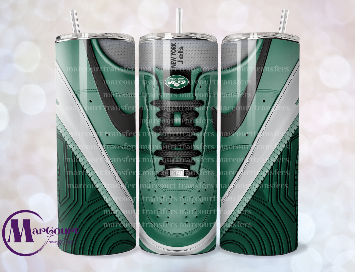 AIR FORCE 1-NEW YORK JETS-SKINNY TUMBLER TRANSFER