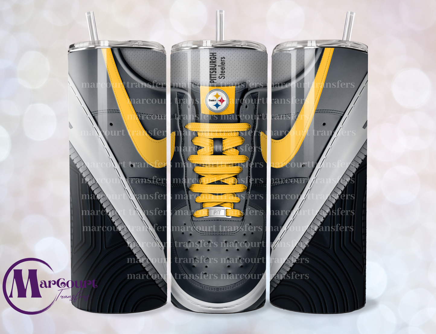 AIR FORCE 1-PITTSBURGH STEELERS-SKINNY TUMBLER TRANSFER