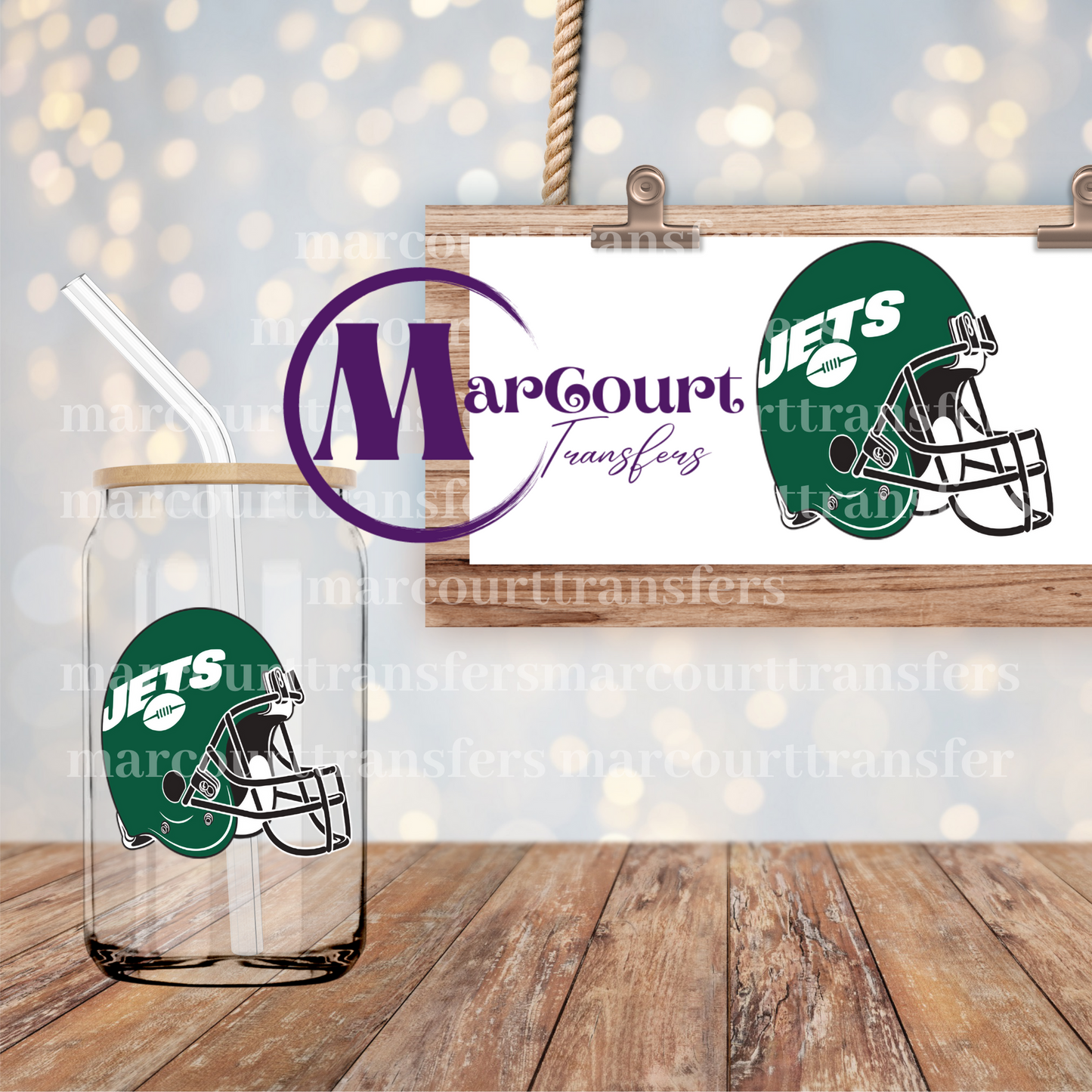 NEW YORK JETS-DECAL-UV DTF CUP WRAP