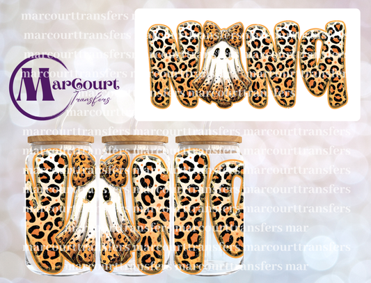 NANA LEOPARD GHOST-16 0Z-UV DTF CUP WRAP