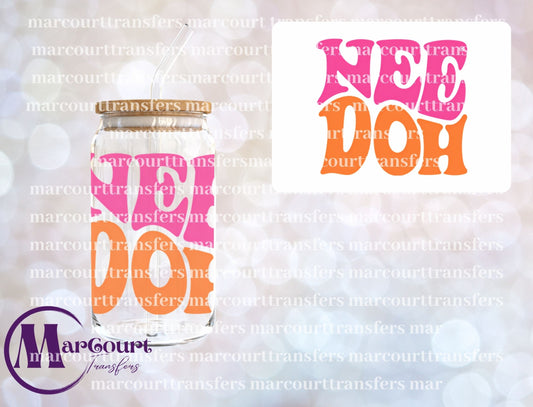 NEEDOH LOGO-UV DTF CUP WRAP
