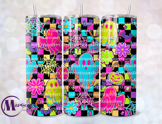 NEON GHOSTS-SKINNY TUMBLER TRANSFER