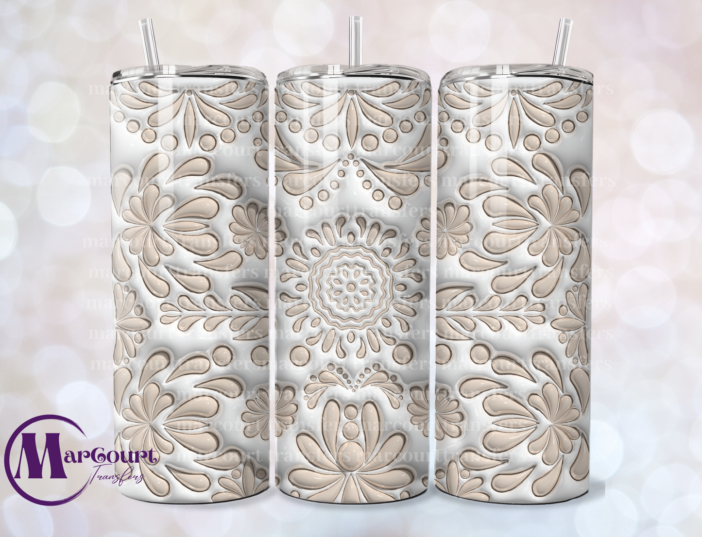 NEUTRAL TALAVERA-SKINNY TUMBLER TRANSFER