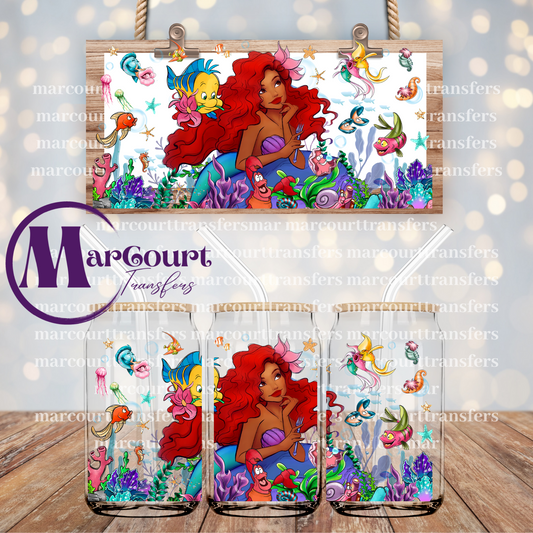 LITTLE MERMAID-16 0Z-UV DTF CUP WRAP