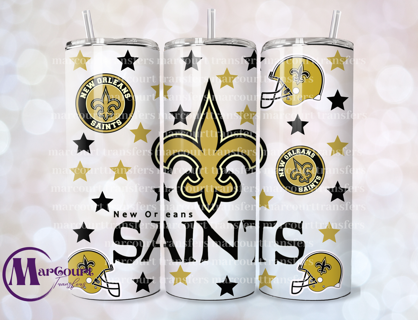 NEW ORLEANS SAINTS-SKINNY UV DTF TRANSFER