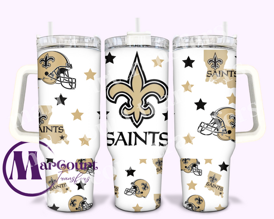 NEW ORLEANS SAINTS-40 0Z-UV DTF CUP WRAP