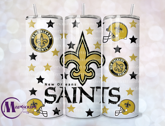 NEW ORLEANS SAINTS-SKINNY TUMBLER TRANSFER