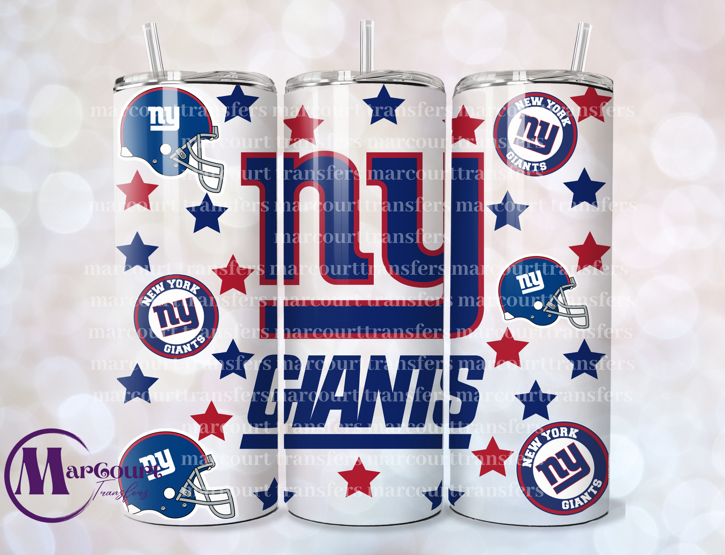 NEW YORK GIANTS-SKINNY UV DTF TRANSFER