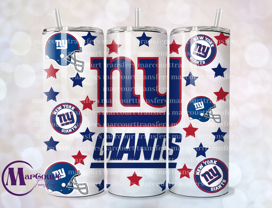 NEW YORK GIANTS-SKINNY TUMBLER TRANSFER