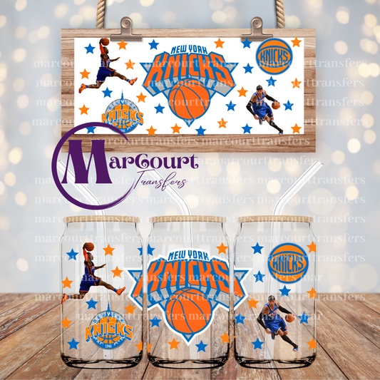 NEW YORK KNICKS-16 0Z-UV DTF CUP WRAP