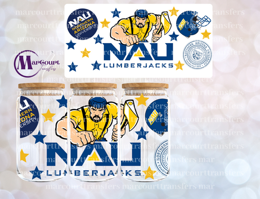 NORTHERN ARIZONA UNIVERSITY-16 0Z-UV DTF CUP WRAP