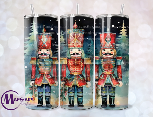 NUTCRACKER CHRISTMAS-SKINNY TUMBLER TRANSFER