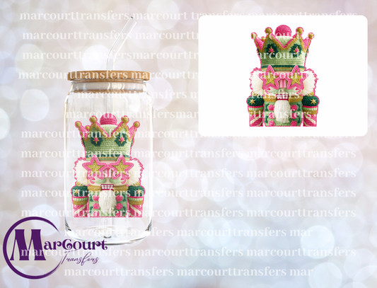 NUTCRACKER FAUX YARN-DECAL-UV DTF CUP WRAP