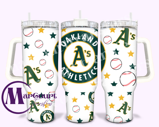 OAKLAND ATHLETICS-40 0Z-UV DTF CUP WRAP