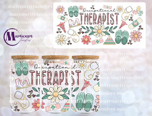 OCCUPATIONAL THERAPIST-16 0Z-UV DTF CUP WRAP