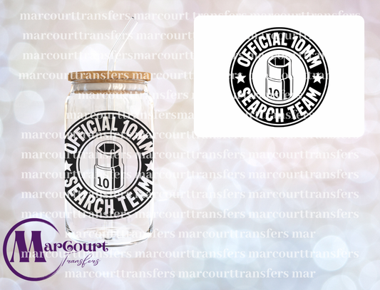 OFFICIAL 10 MM SEARCH TEAM-UV DTF CUP WRAP
