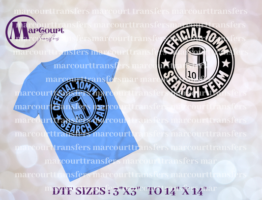 DTF-OFFICIAL 10 MM SEARCH TEAM