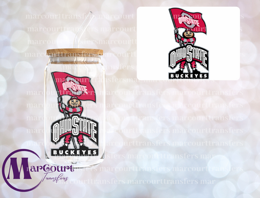 OHIO STATE BUCKEYES-DECAL-UV DTF CUP WRAP