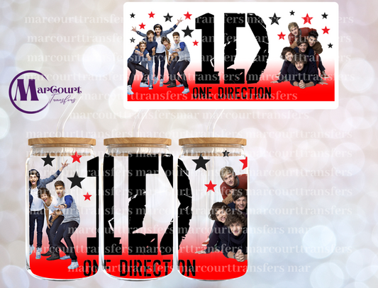 ONE DIRECTION-16 0Z-UV DTF CUP WRAP