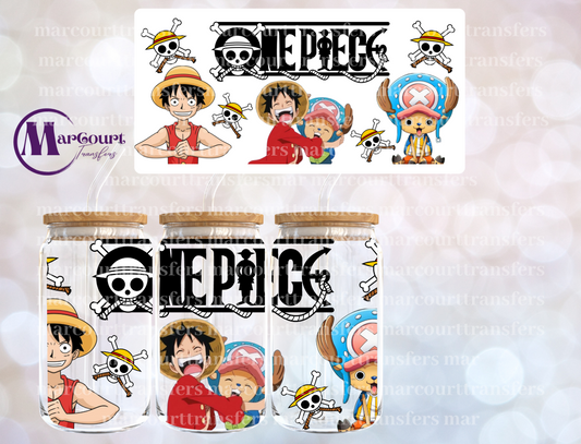 ONE PIECE ANIME 2 -16 0Z-UV DTF CUP WRAP